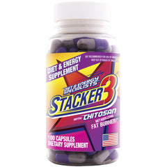 STACKER 2 Stacker 3 fat burner bottle front for daily support.