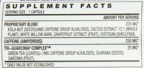 STACKER 2 Stacker 3 ingredients highlight chitosan component.