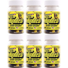 STACKER 2 Yellow Hornet bottle front view for bold energy on demand.