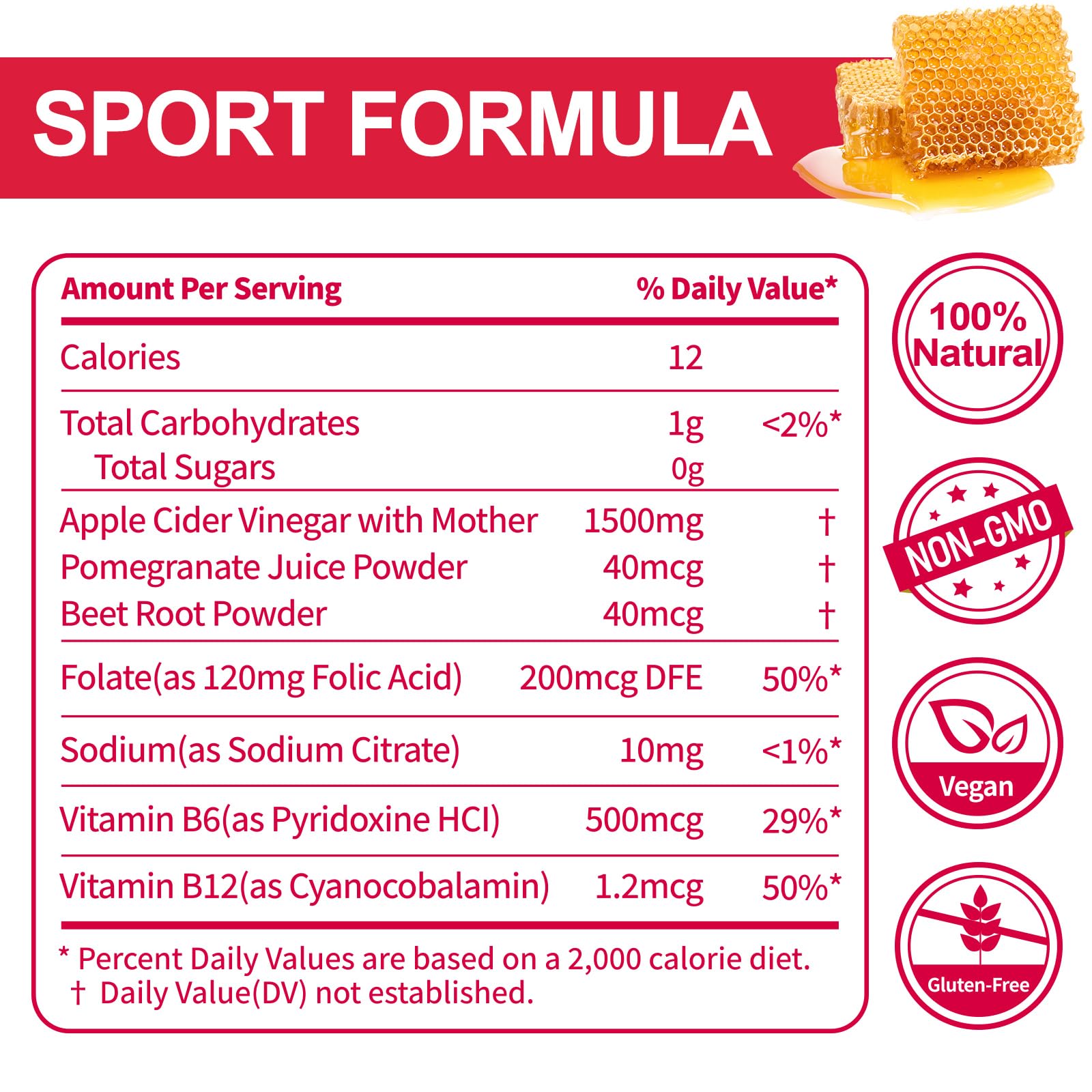 Stance Tuning USA Keto ACV Gummies bottle label highlights 1500mg ACV with Mother.