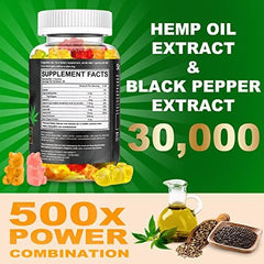 Stances Orchard hemp gummies label close-up detailing ingredients and CO2 extraction.