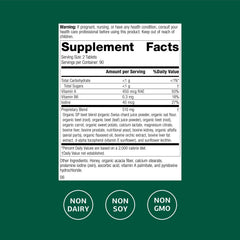 Standard Process A-F Betafood bottle pour showing serving size for lipid metabolism support.