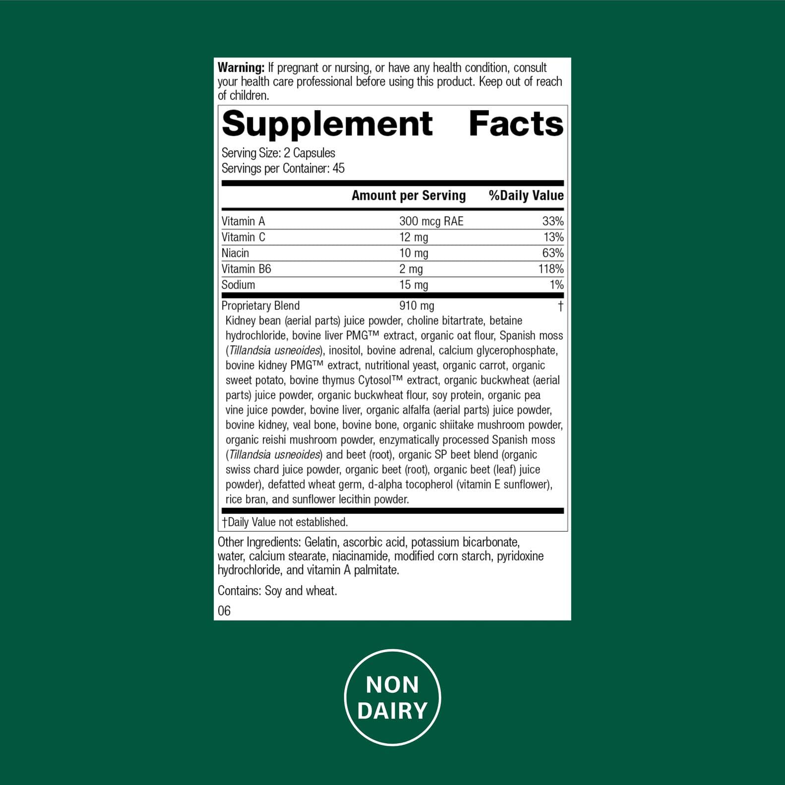 Albaplex capsules prepared for everyday wellness and immune health.
