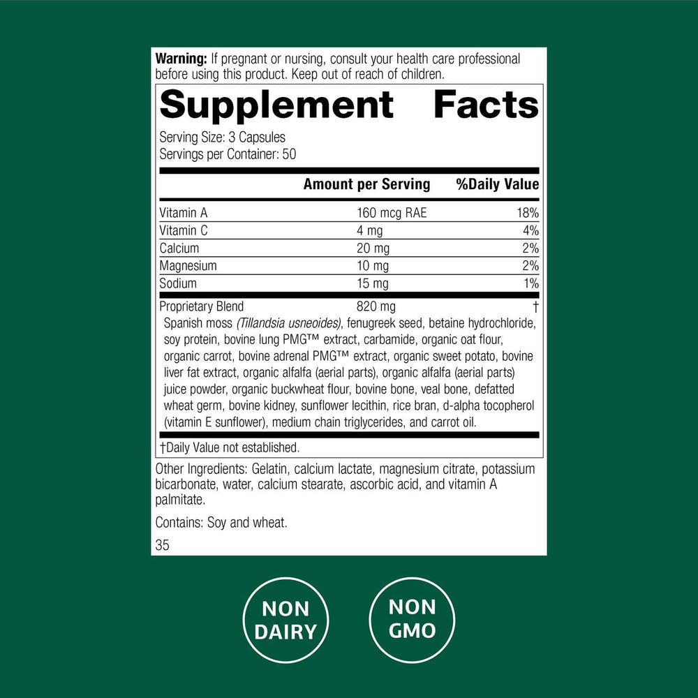 Allerplex label close-up showing key ingredients and brand trust
