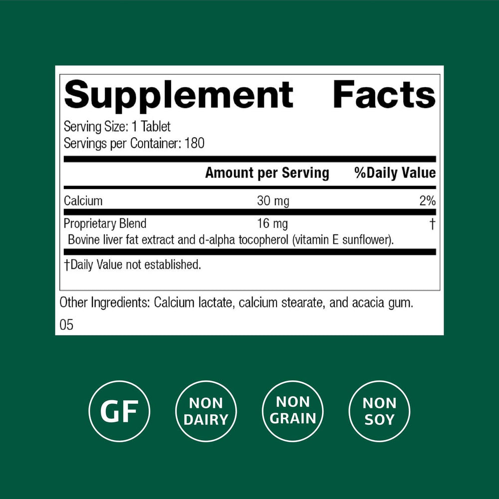 Close-up of Antronex bottle label highlighting gluten-free attributes