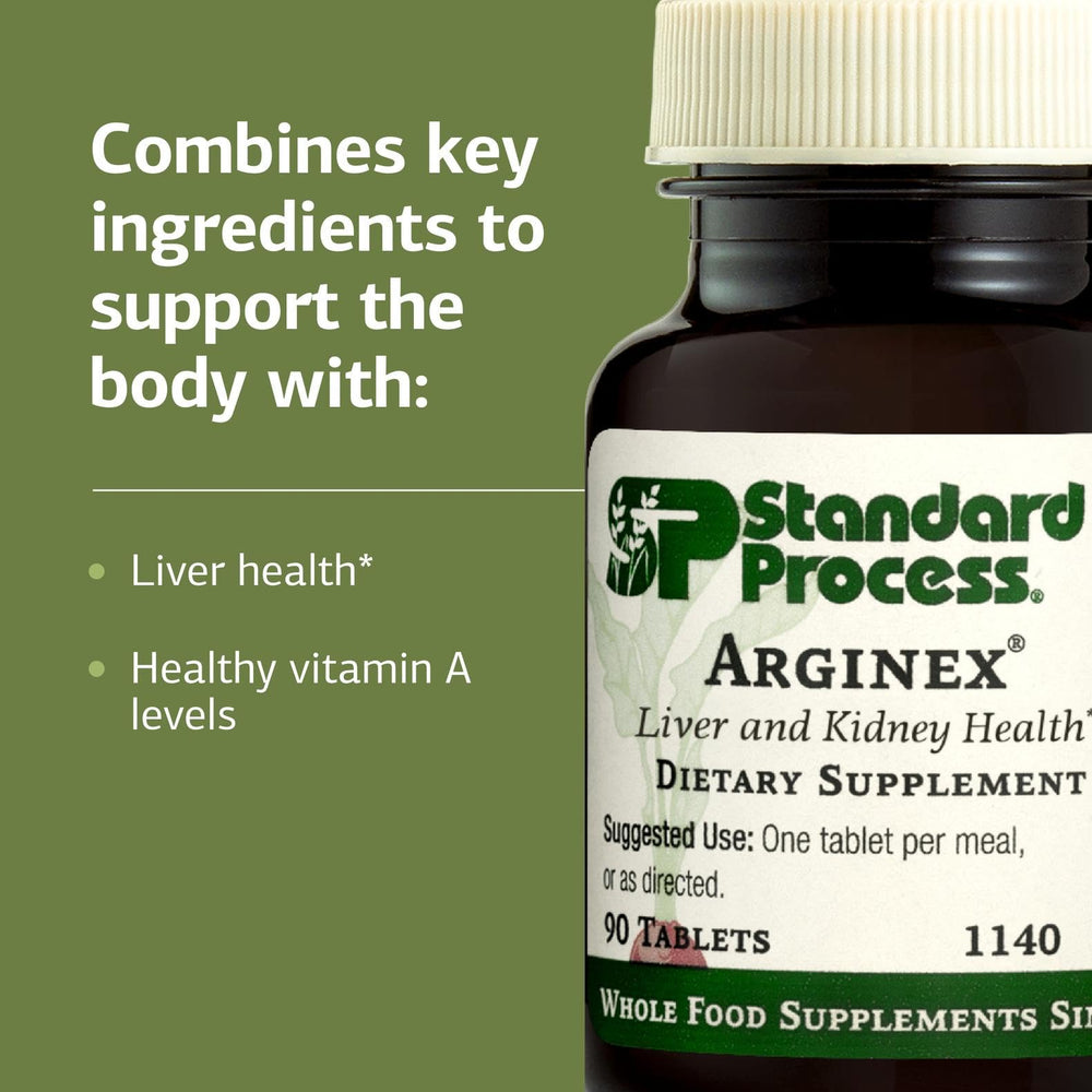 Serving spoon with Arginex tablets for daily use