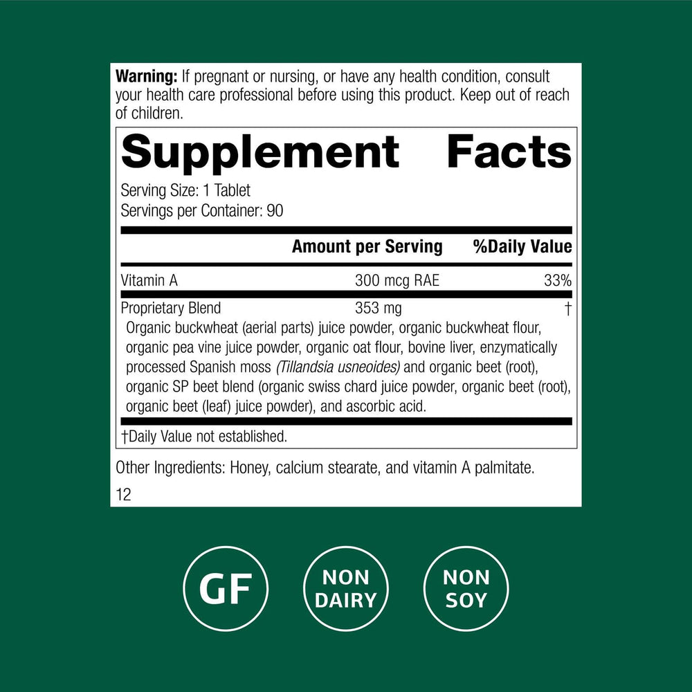 Arginex label close-up with gluten-free, non-dairy, non-soy claims