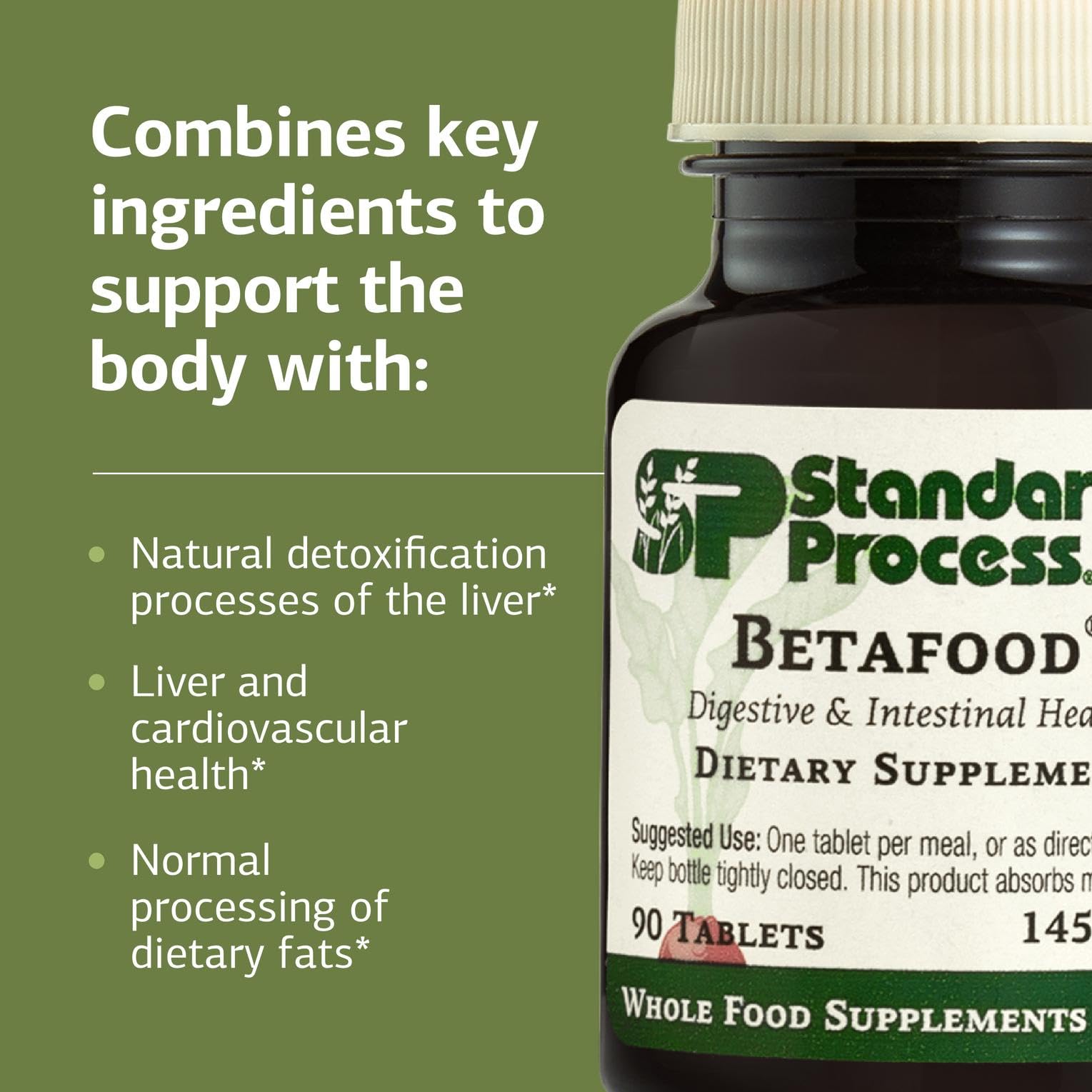 Standard Process Betafood heart health concept with supportive nutrients