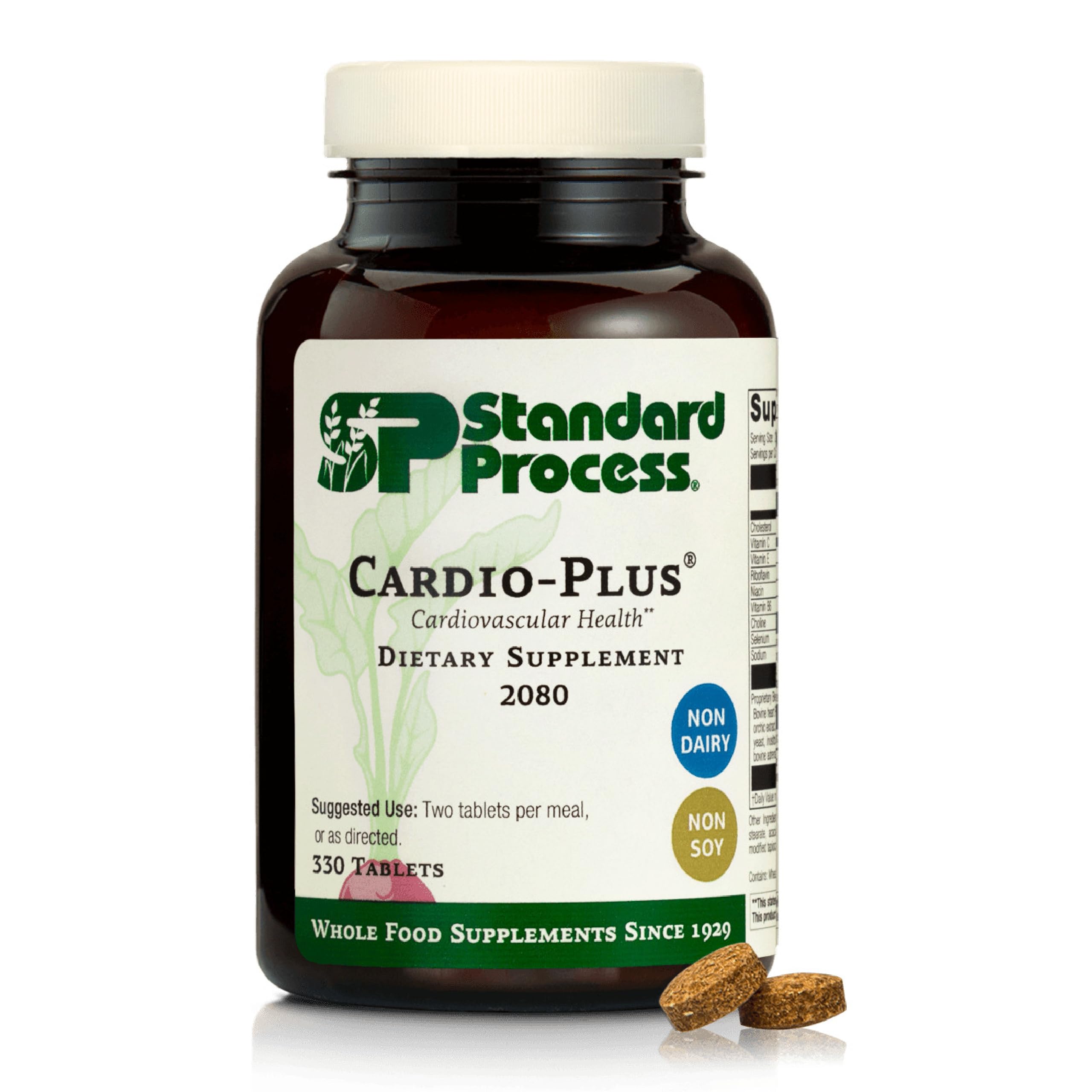 Standard Process Cardio-Plus bottle front for daily antioxidant support.