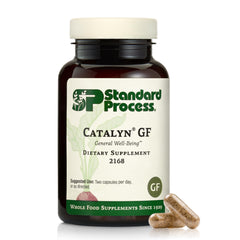 Standard Process Catalyn gluten free bottle shown for daily nutrition support