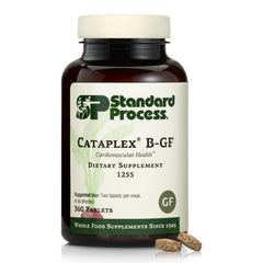 Standard Process Cataplex B-GF bottle label highlighting nervous system support