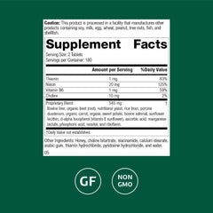 Cataplex B-GF capsules pouring from bottle for energy support