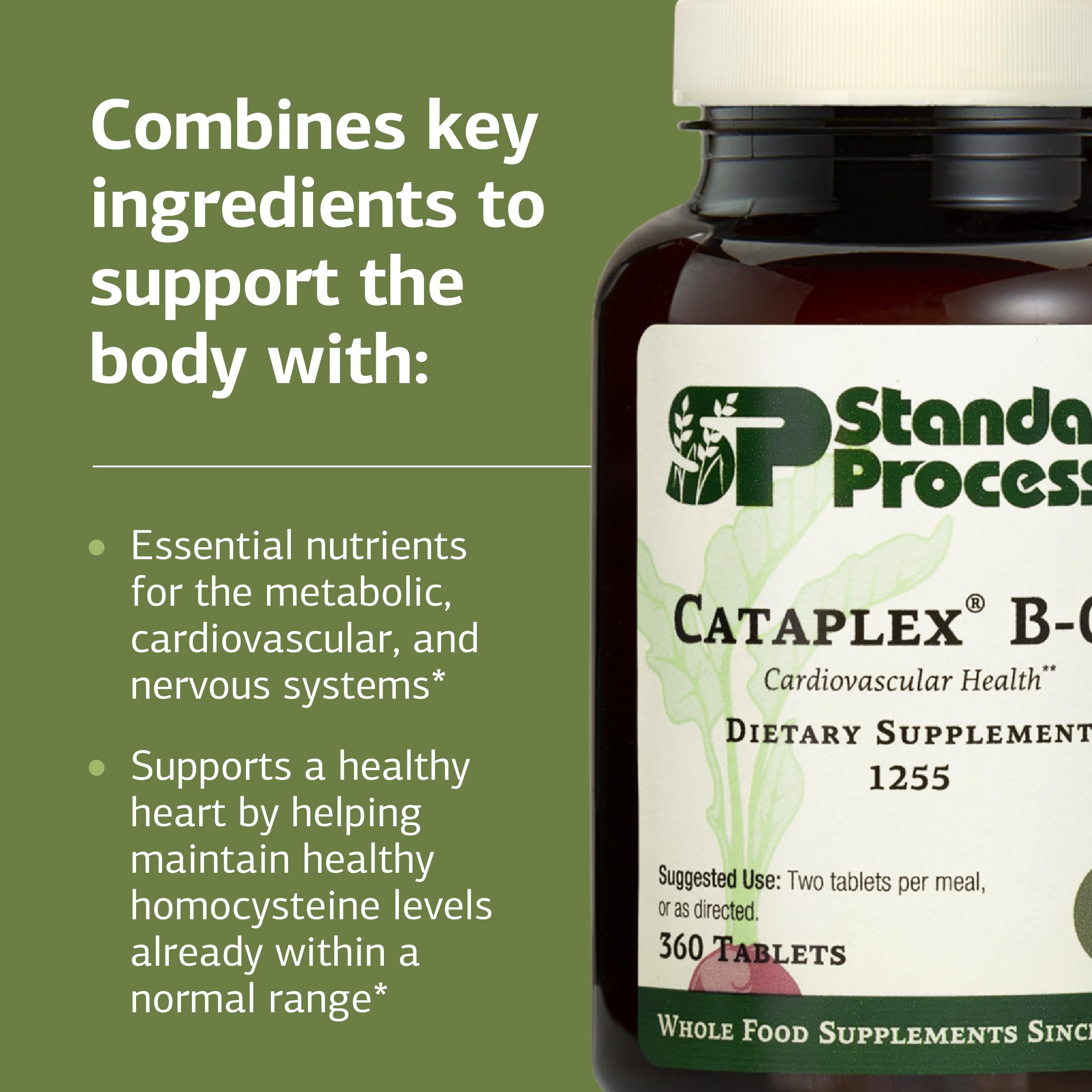 Cataplex B-GF packaging features gluten-free and dairy-free attributes
