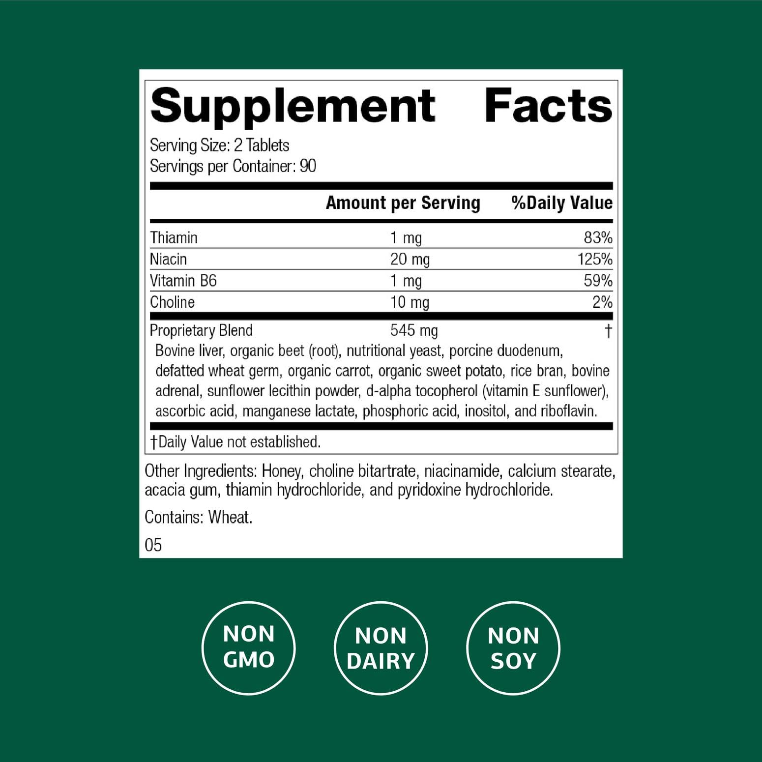 Cataplex B tablets close-up emphasizing B vitamin complex for energy metabolism