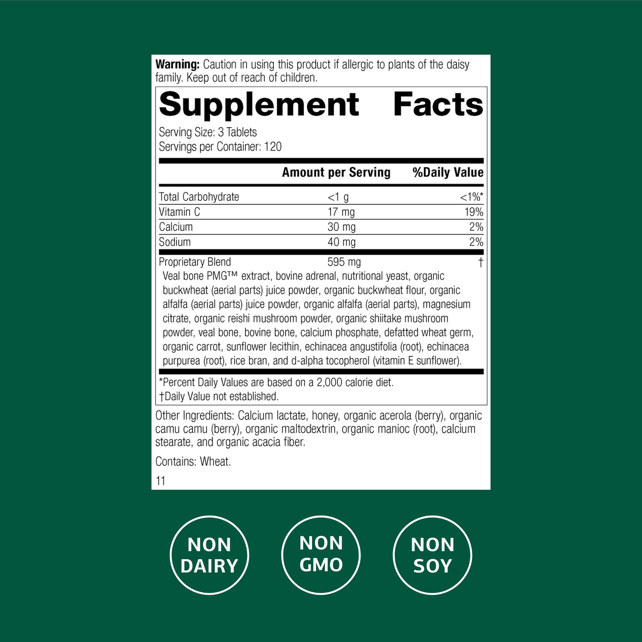 Cataplex C adrenal capsules for daily stress support and balance