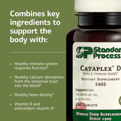 Gluten-free, non-dairy Cataplex D packaging claim for dietary needs
