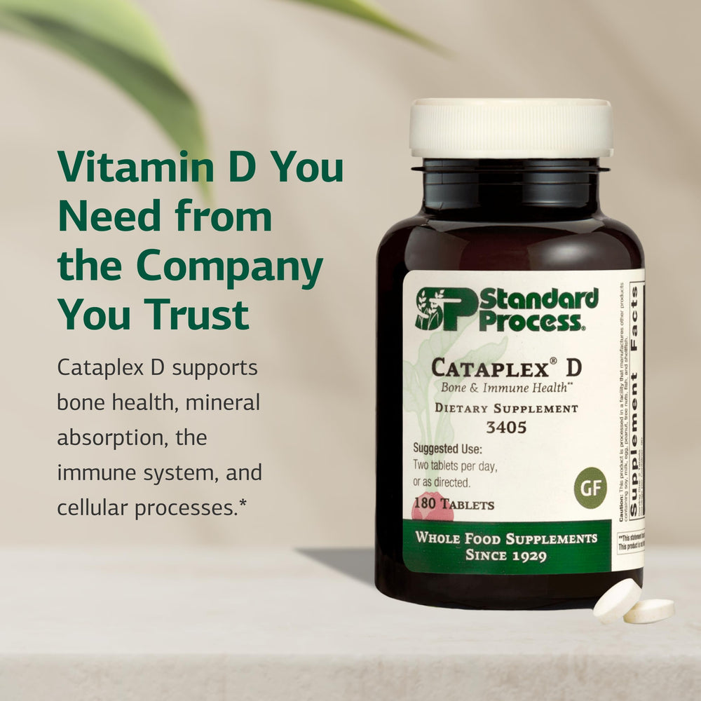 Cataplex D label packaging emphasizes gluten-free and non-dairy formulation