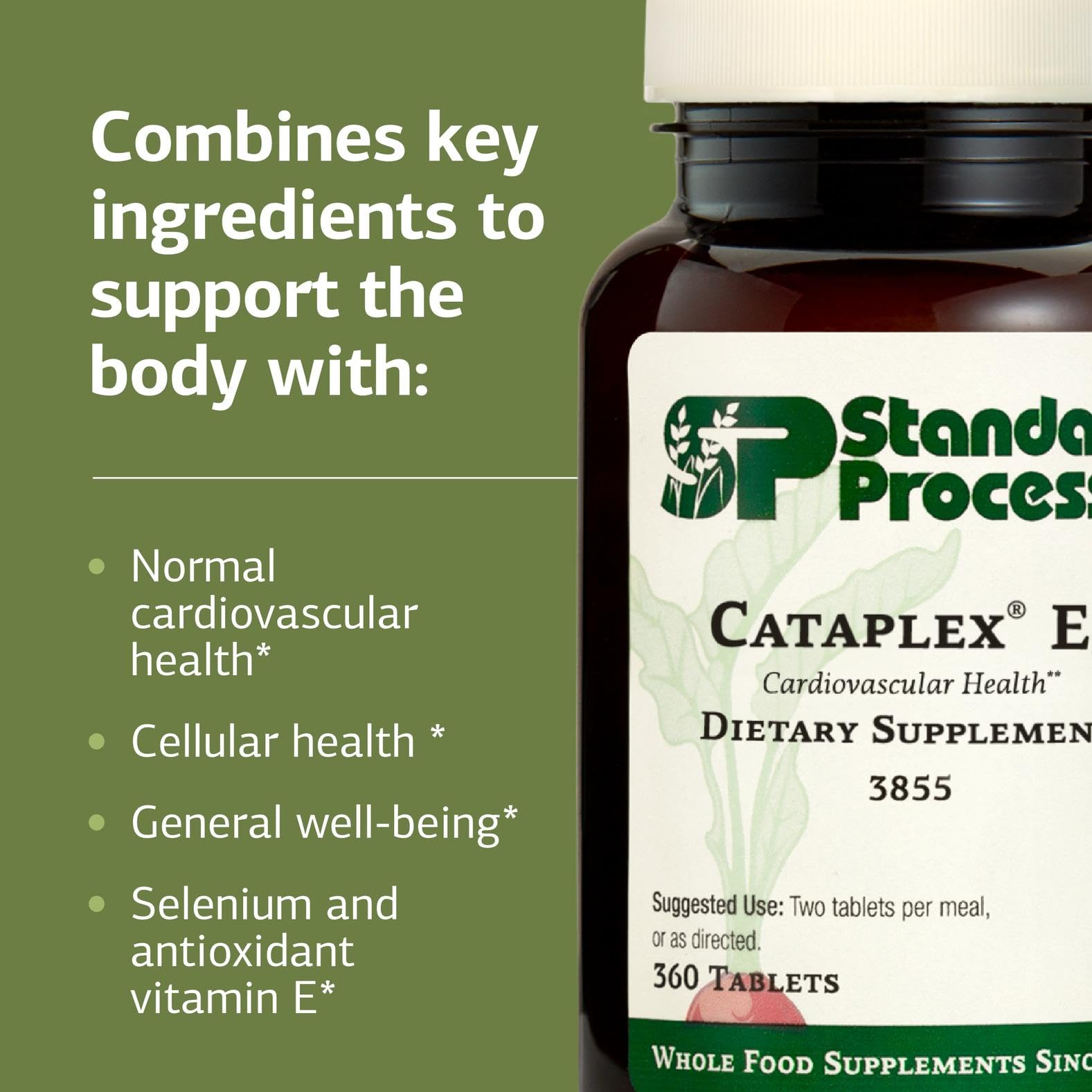 Cataplex E2 packaging front showcases non-dairy and non-soy features.