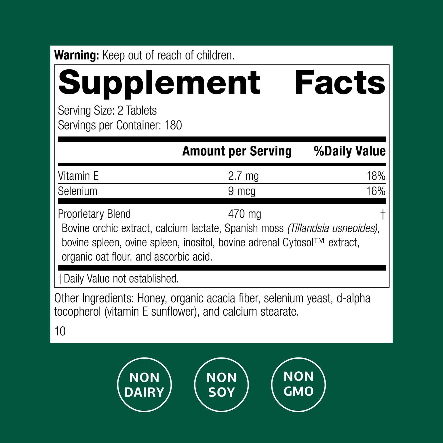 Cataplex E2 tablets close-up showing compact daily supplement for wellness routines.