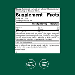 Standard Process Cataplex F bottle front view for easy daily supplementation.