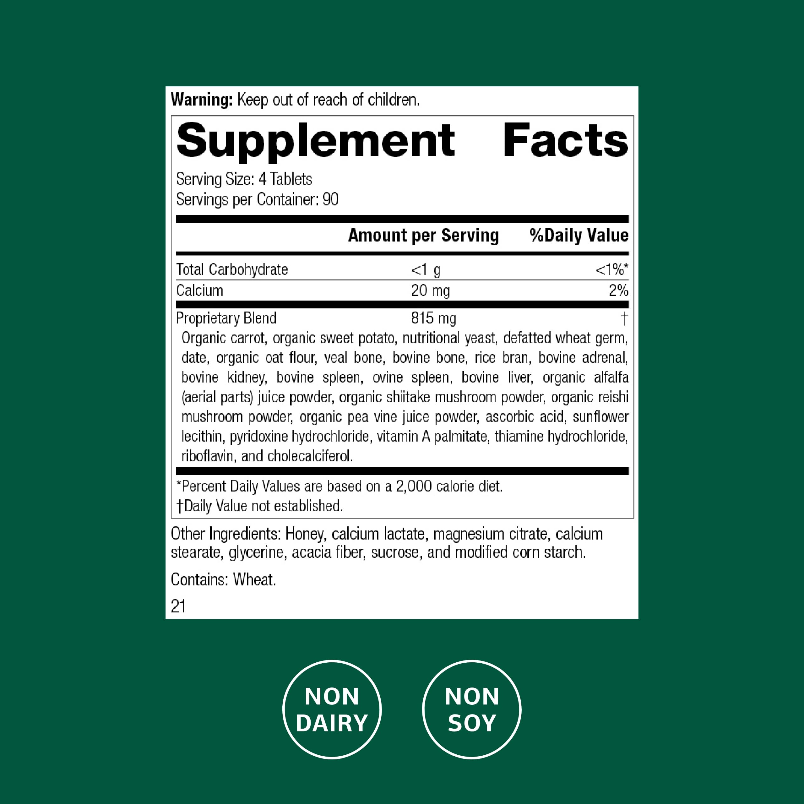 Cyrofood tablets in hand illustrating easy daily dosing for nutrition support.