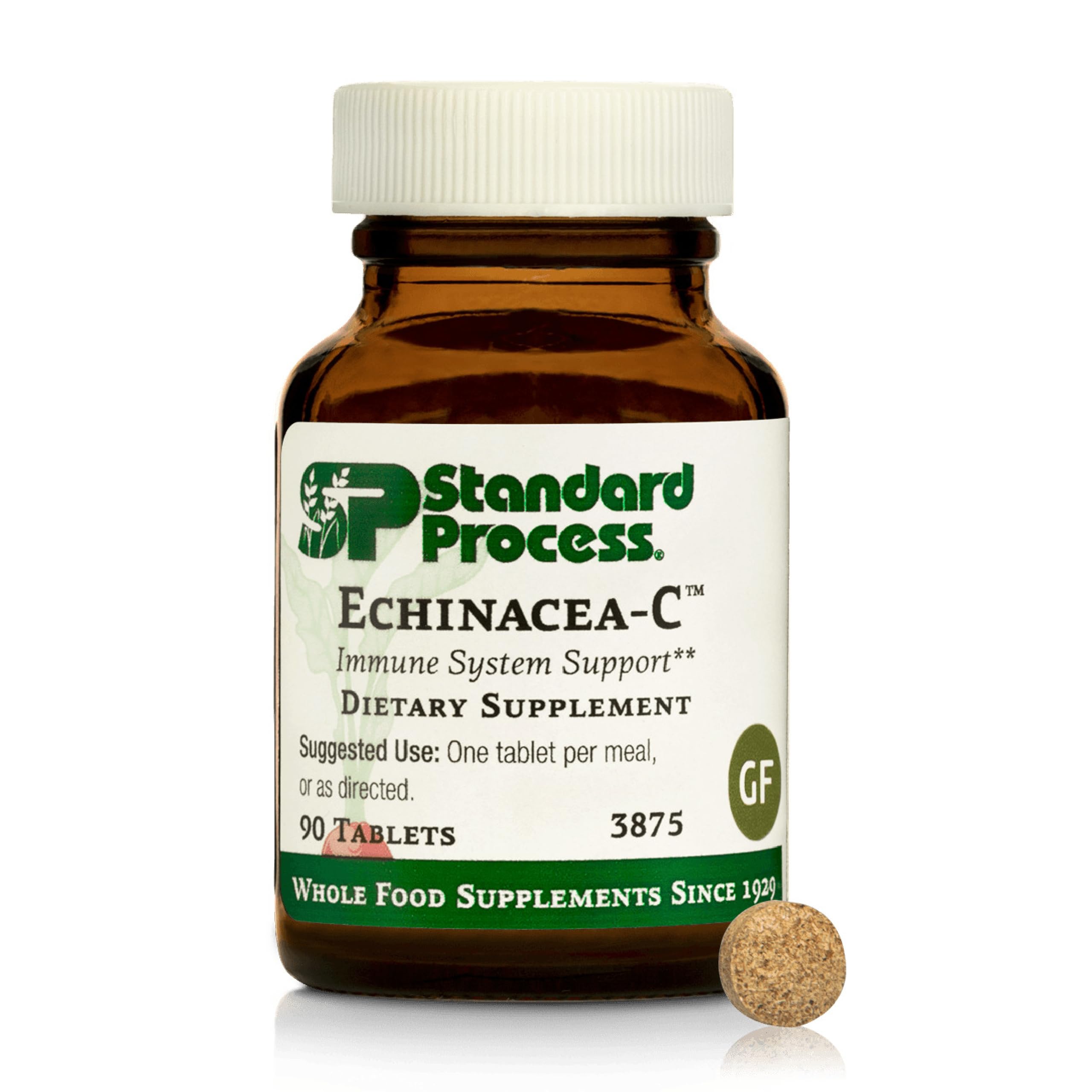 Standard Process Echinacea-C bottle front for daily immune support