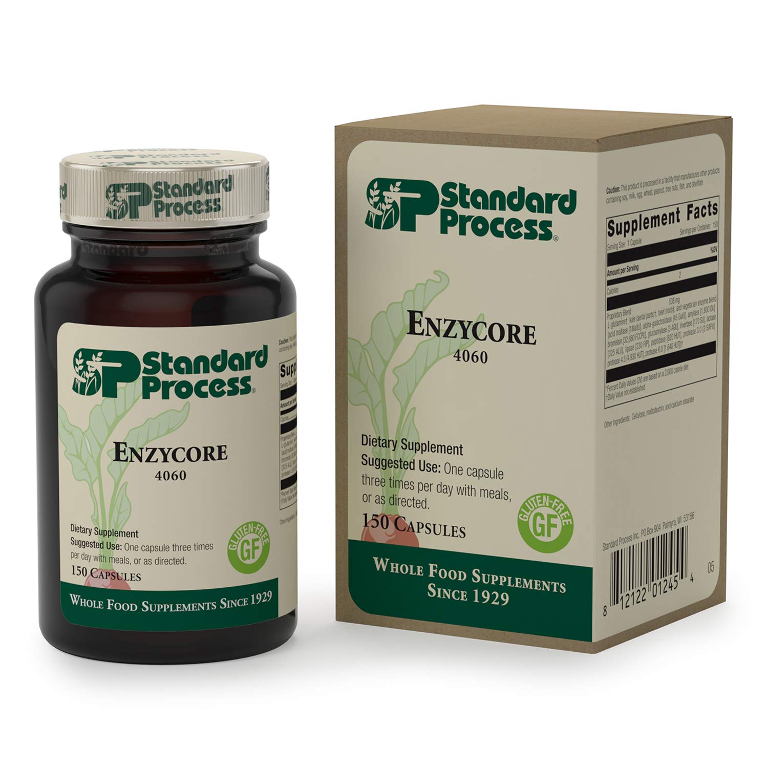 Standard Process Enzycore premium quality seal reinforcing trust and formulation.