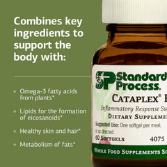 Capsule texture and color of Standard Process Flax Oil Plus omega-3 softgels
