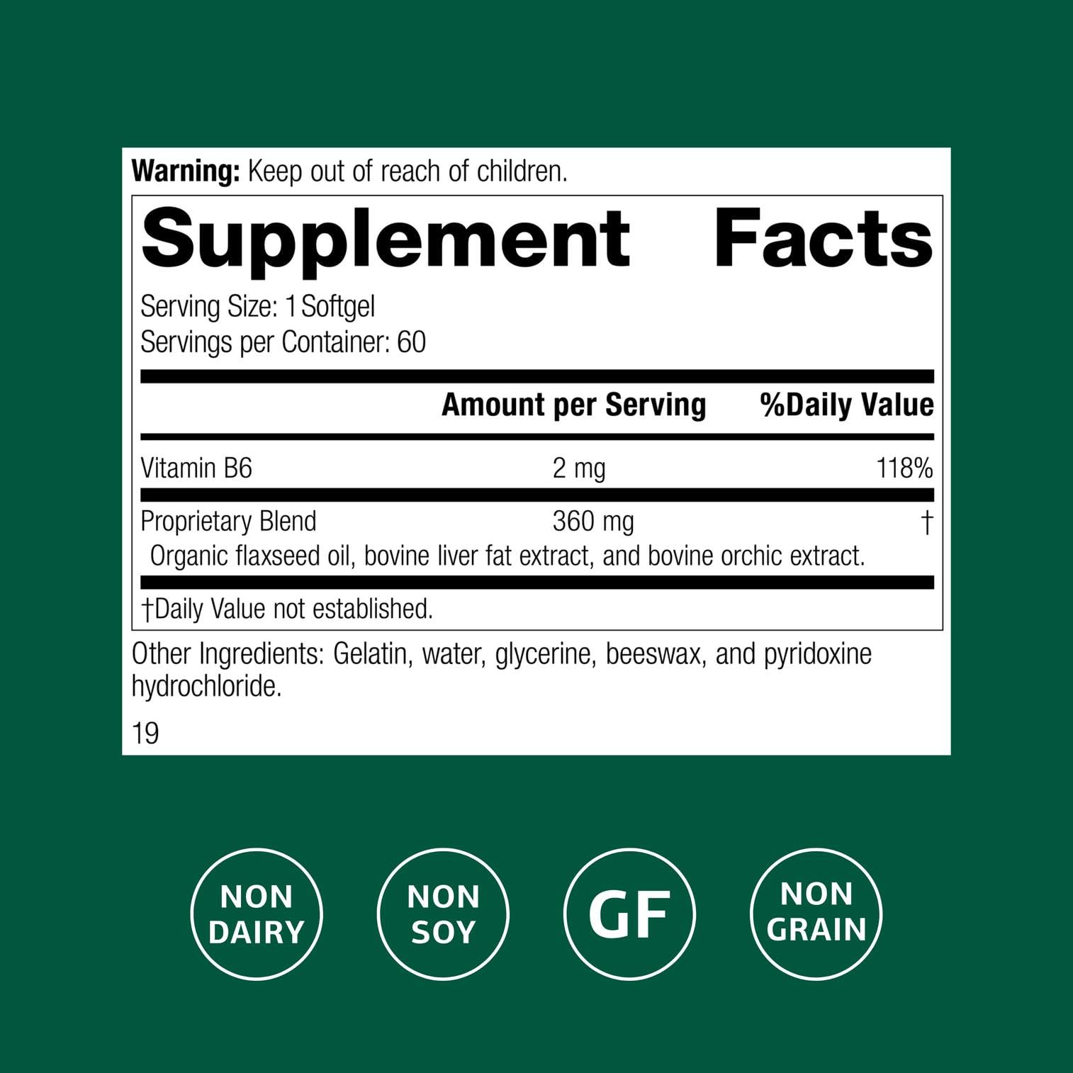 Close-up of Softgels from Standard Process Flax Oil Plus for omega-3 support