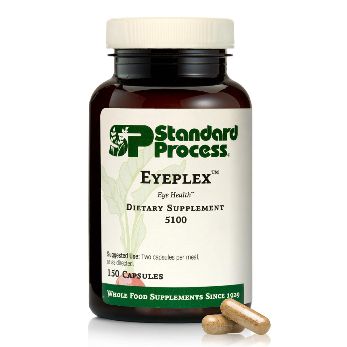 Standard Process Iplex bottle front view suggesting daily eye health support routine