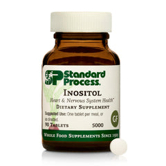 Standard Process Inositol bottle front displaying the plant-based supplement for nervous system support.