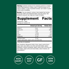 Standard Process Manganese B12 capsules close-up for daily use.