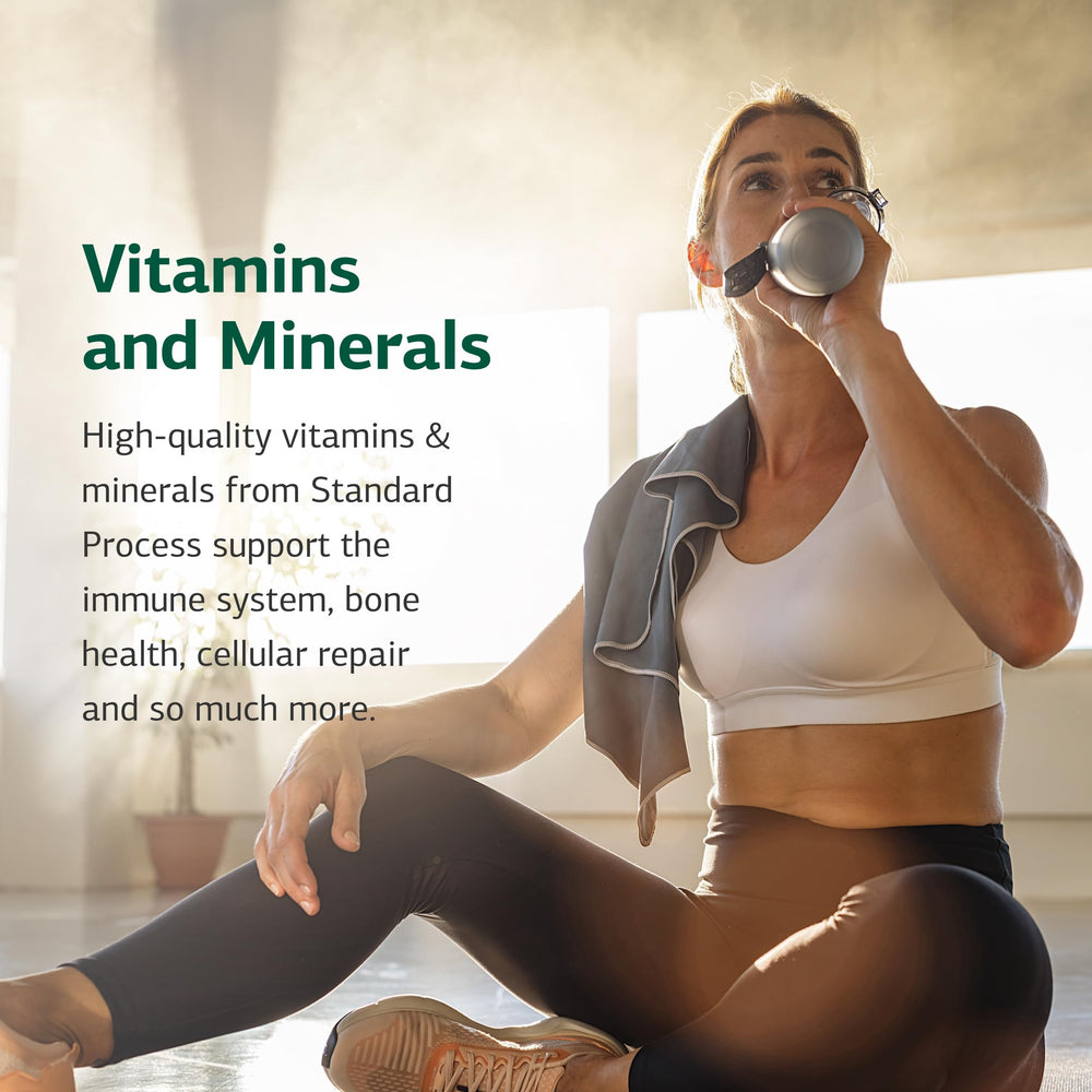 Closeup of Organically Bound Minerals tablets emphasizing whole-food mineral profile