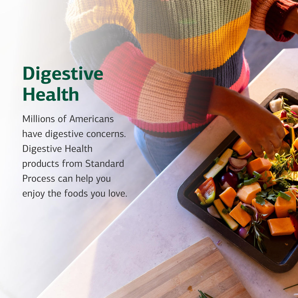 Standard Process Protefood packaging displayed near the product.