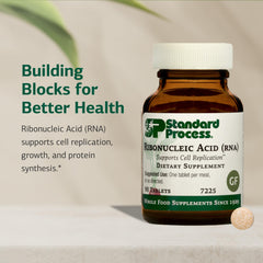 Standard Process RNA packaging shot highlighting vegan and gluten-free formulation.