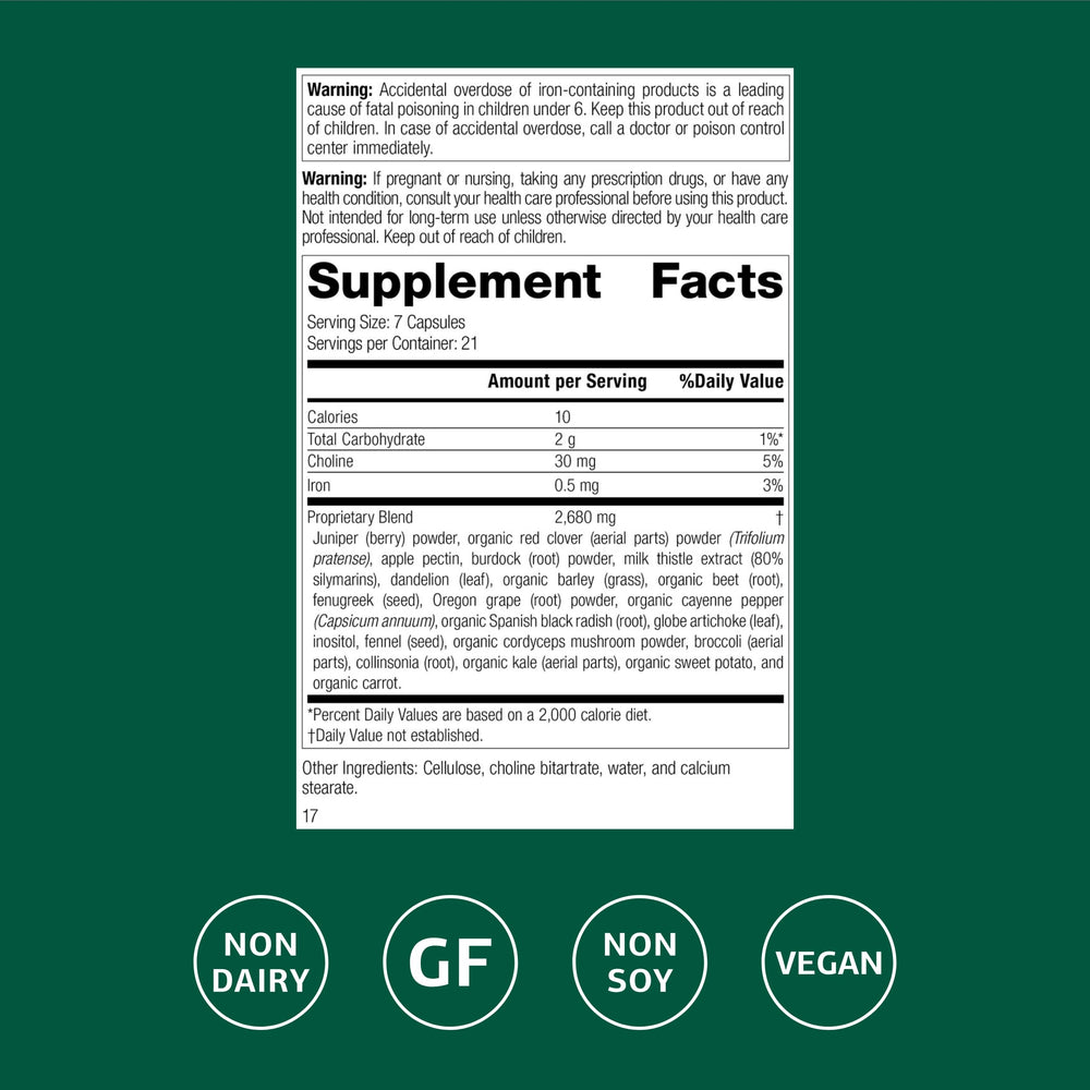 SP Cleanse capsules laid out illustrate convenient daily dosage.