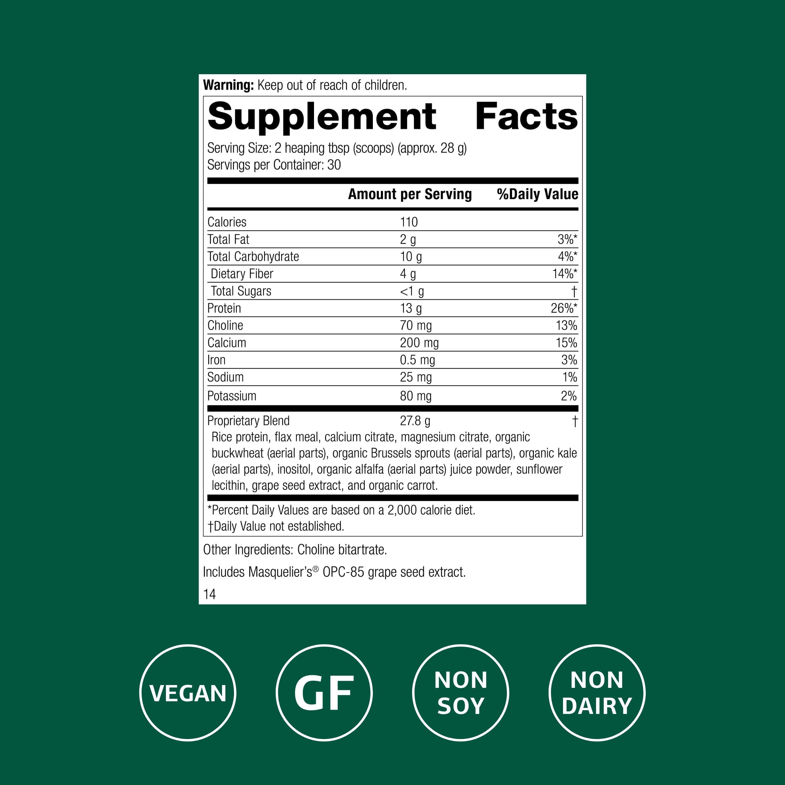 Standard Process SP Complete Dairy-Free rice protein powder pour shows convenient daily protein