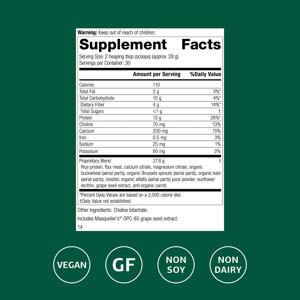 Standard Process SP Complete Dairy-Free rice protein powder pour shows convenient daily protein