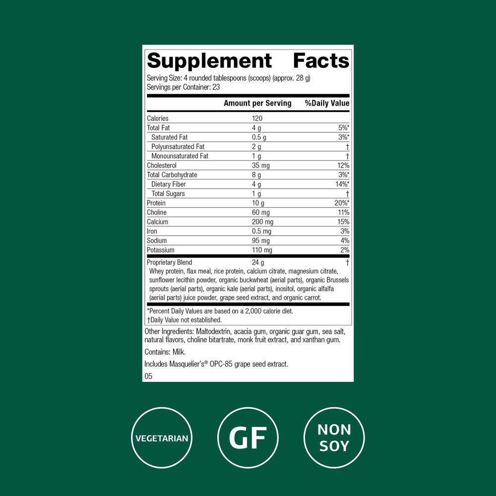 SP Complete vanilla scoop illustrating protein dense powder for workouts
