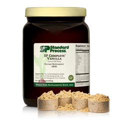 Standard Process SP Complete vanilla tub provides convenient, whole-food protein for daily wellness