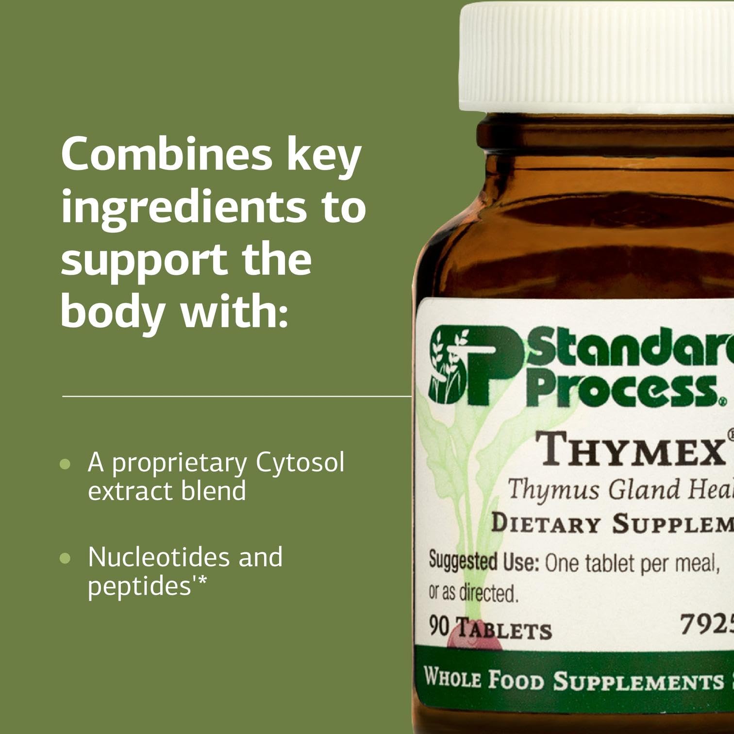 Ingredients list for Thymex with vitamin C and minerals