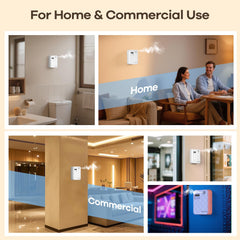 StandSky waterless diffuser Bluetooth control demonstrates easy app-based customization.