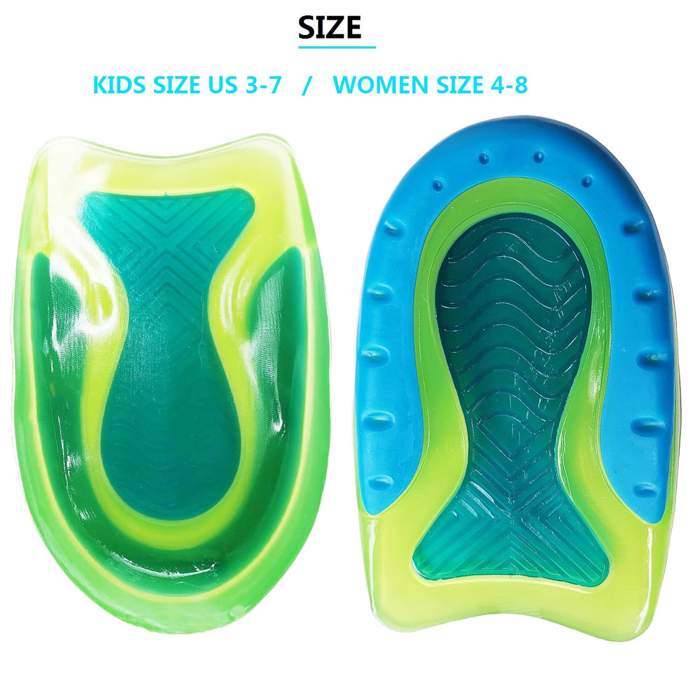 StarJungle heel cups with sport grip stay in place during running.