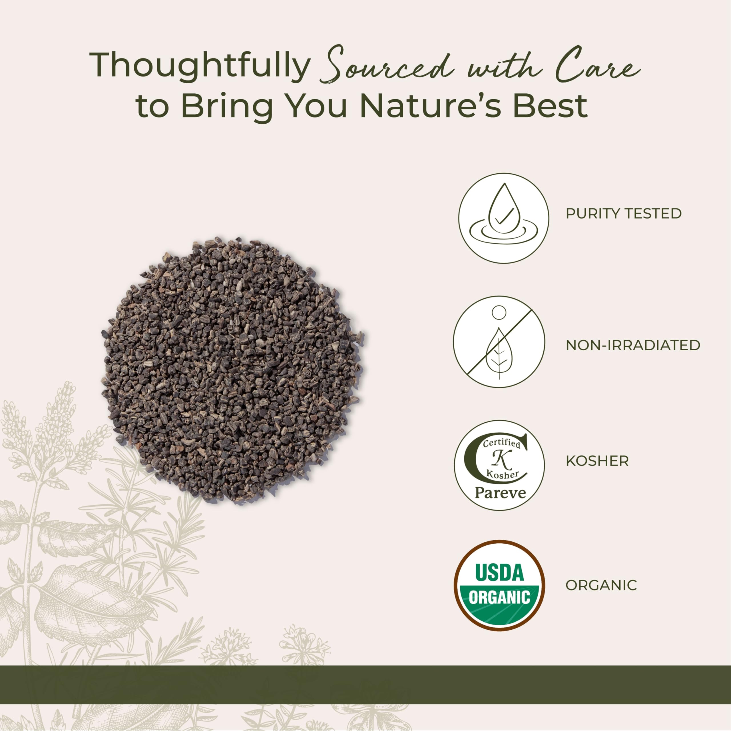 Starwest Botanicals Black Cohosh root aroma in dried form enhances blends.