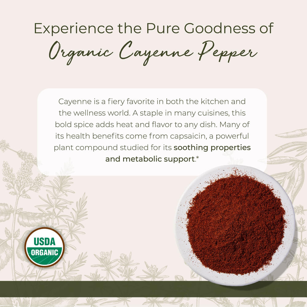 Pouring Starwest Cayenne Pepper Powder for precise seasoning.