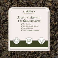 Starwest Chaparral leaf tea-blend setup for brewing