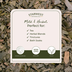 Starwest Botanicals ginkgo leaf green slices close-up highlighting vibrant color and aroma.