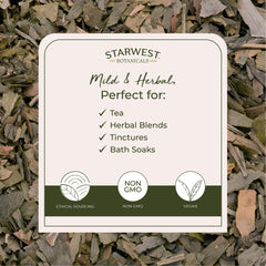 Starwest Botanicals ginkgo tea infusion close-up for a bright brew