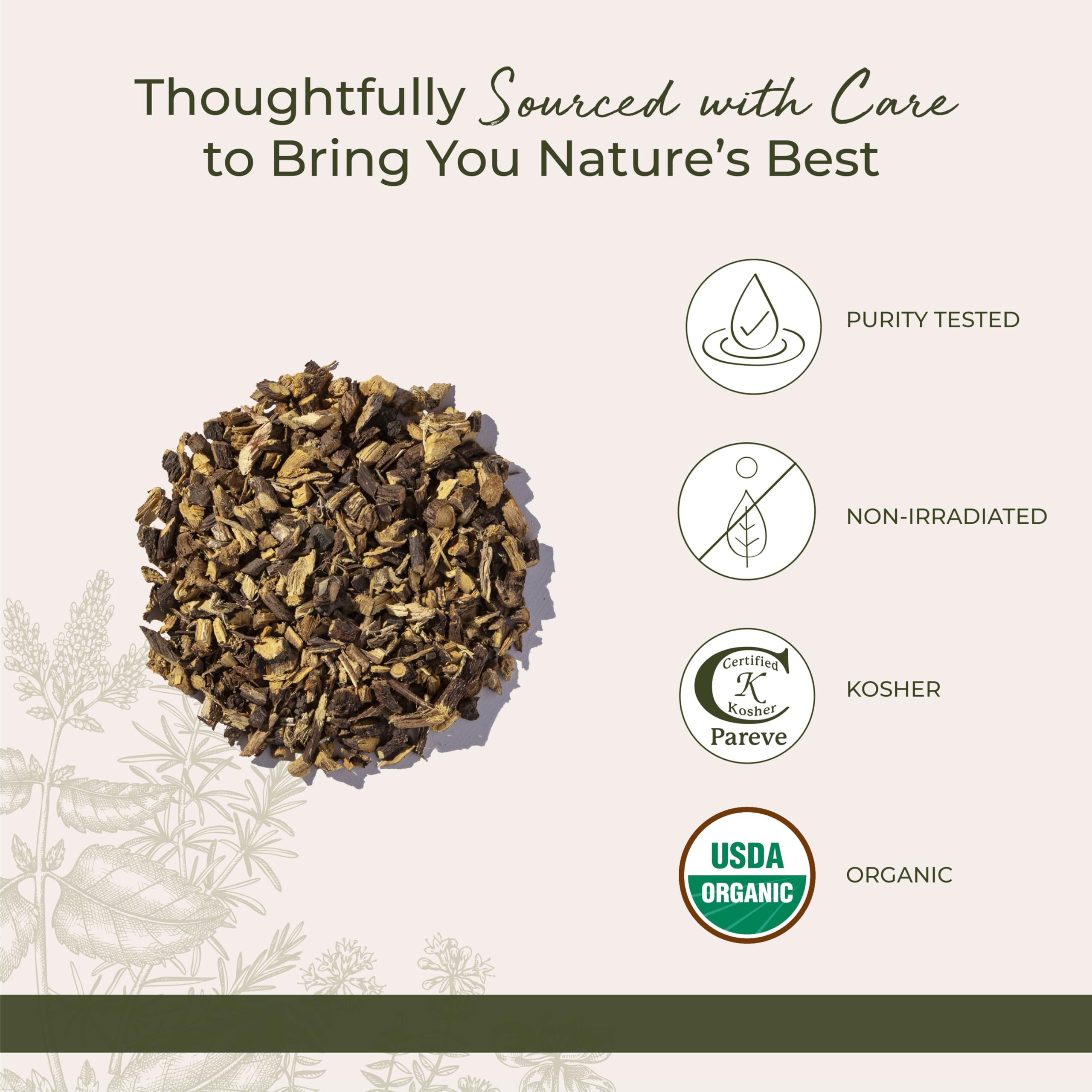 Licorice root addition to baked goods for depth and aroma, Starwest Botanicals.