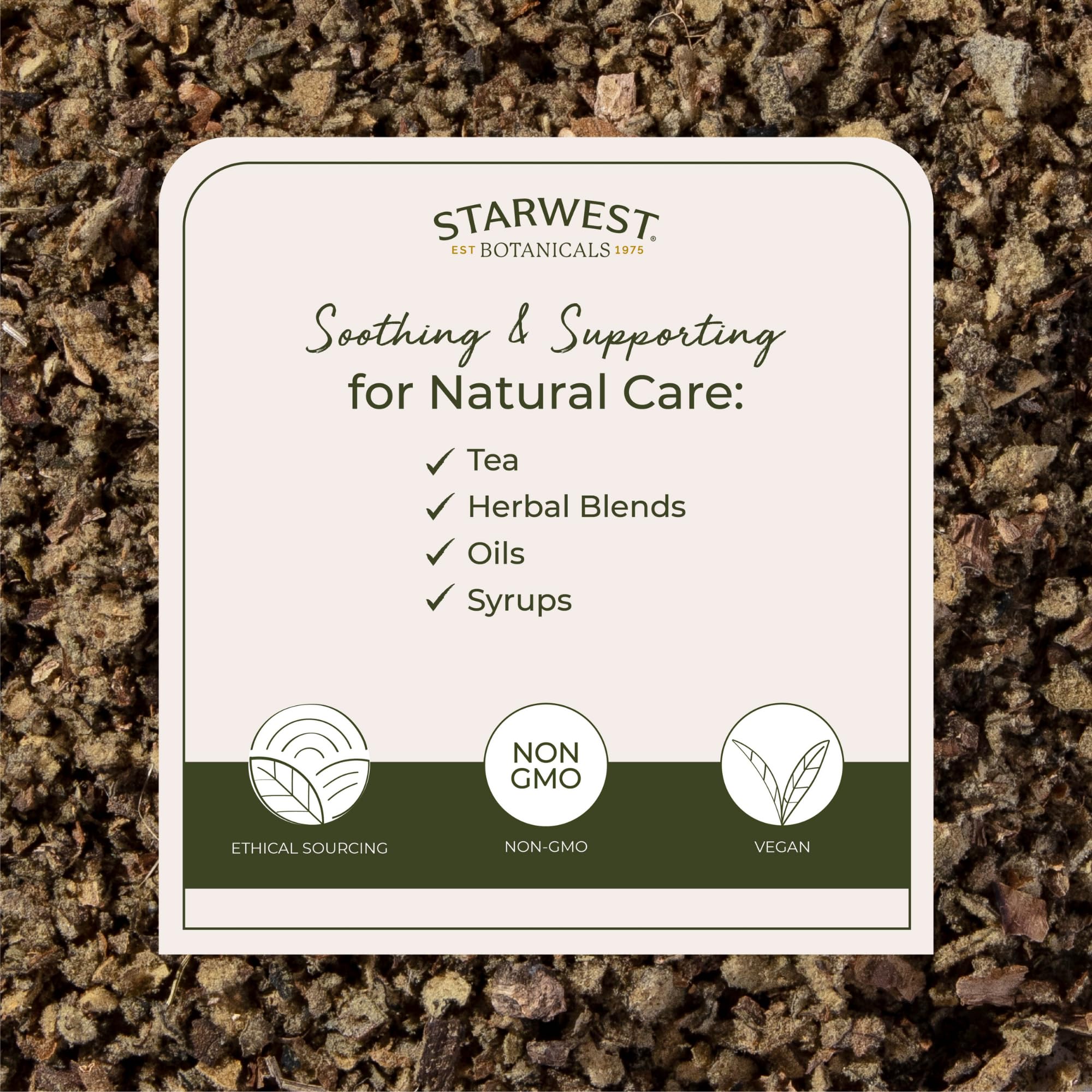 Starwest Botanicals Mullein Leaf tea infusion ready to steep gently